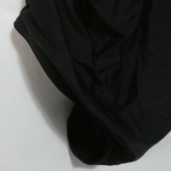 Unbranded | P2P 17.5 inches measured | Blue Patterned Black One Piece Swimsuit - Picture 6 of 14